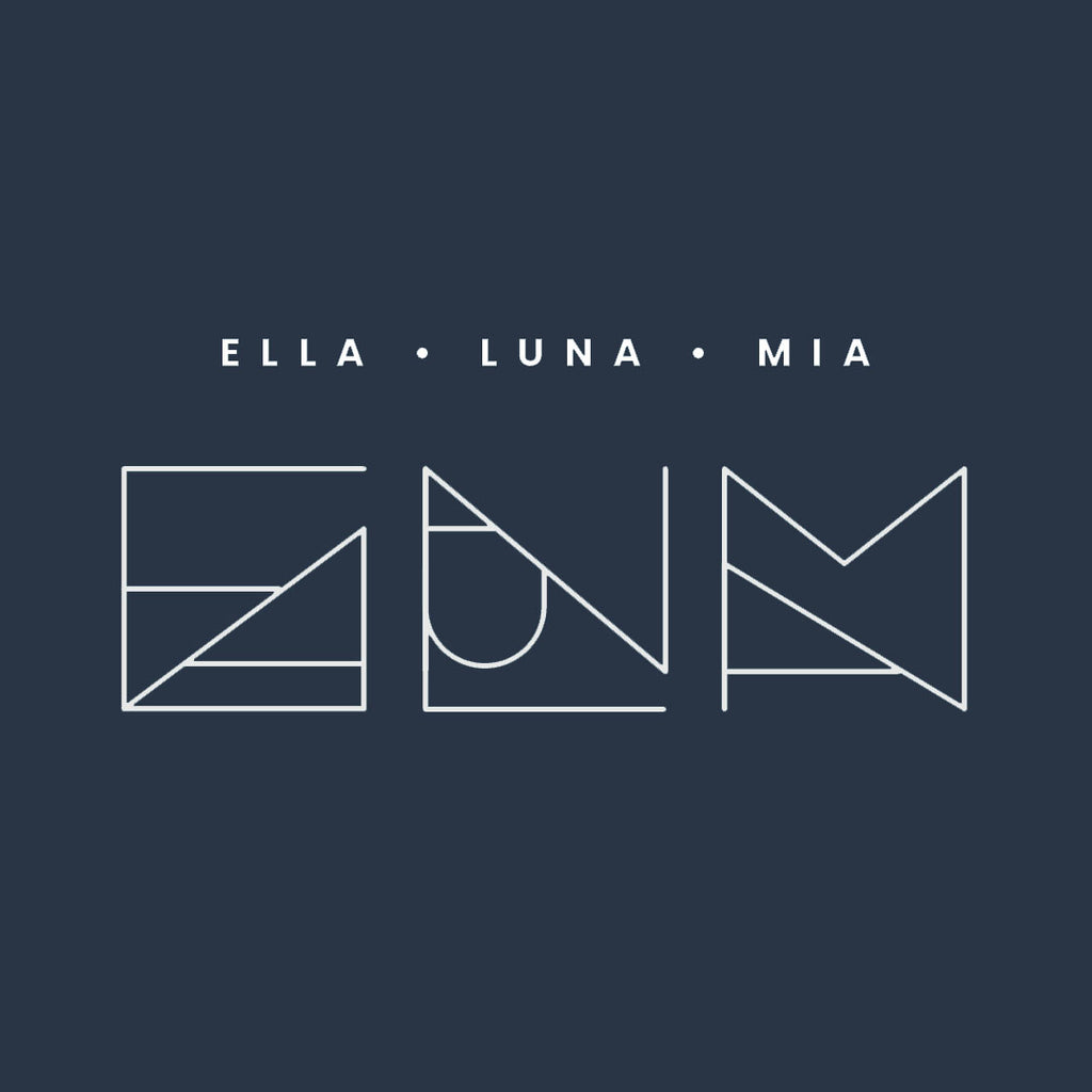 Custom Triple Monogram Design
