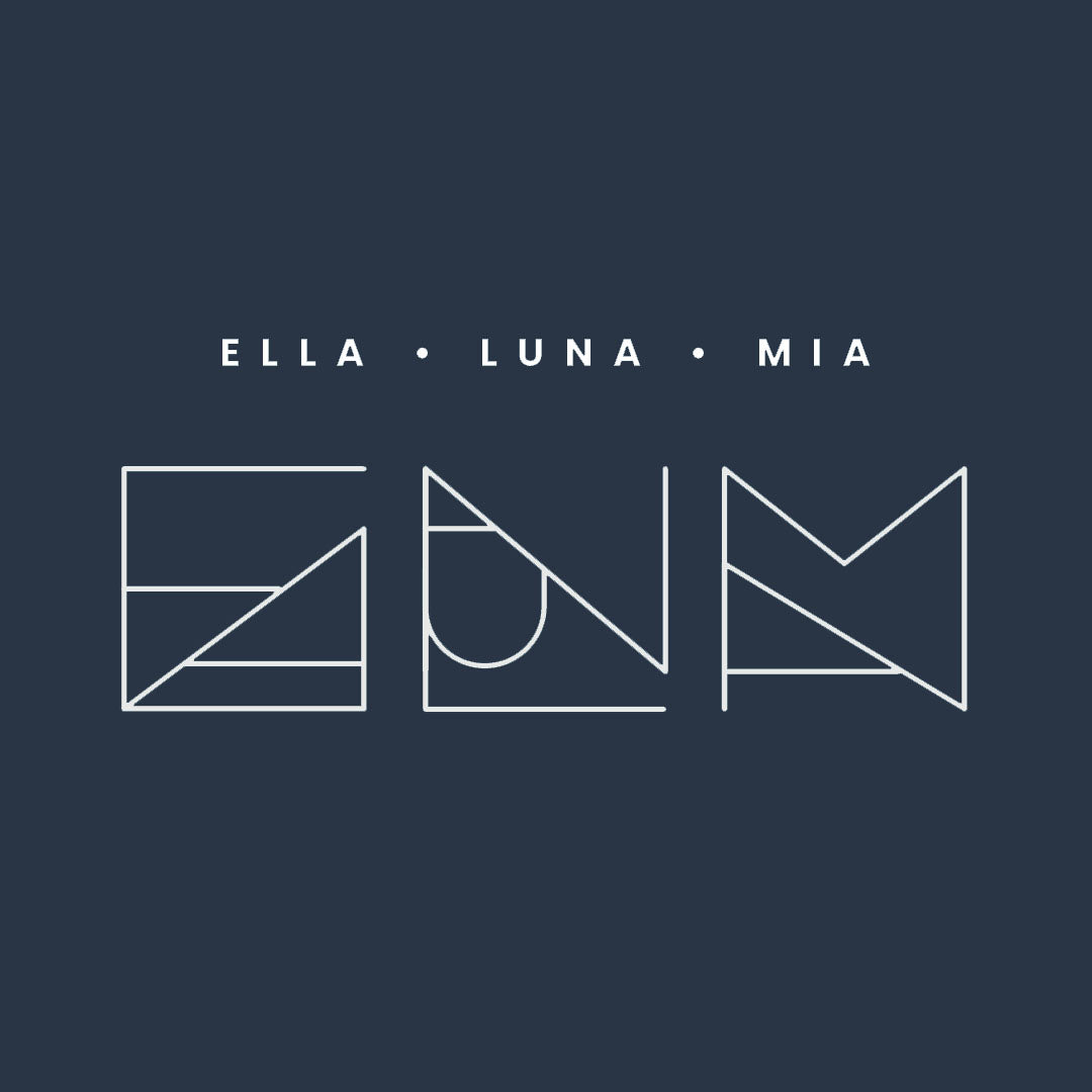 Custom Triple Monogram Design