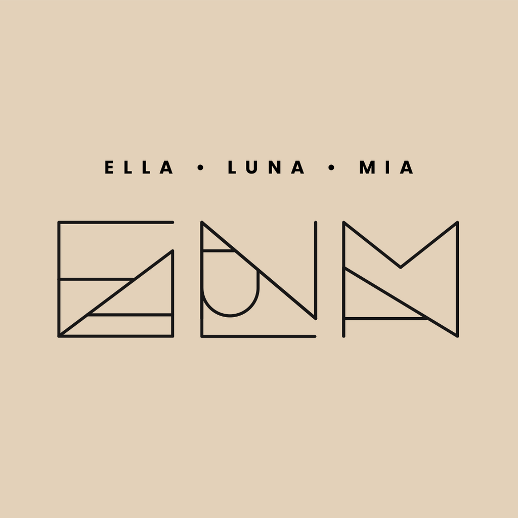 Custom Triple Monogram Design